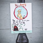 children's dog poop poster on a lamp post in Thornton Heath